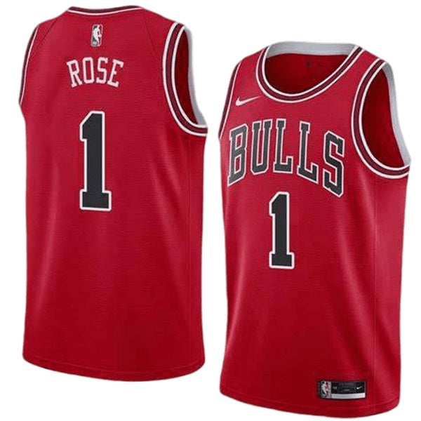 Bulls 1 Derrick Rose Red Revolution 30 Swingman Jersey White Number